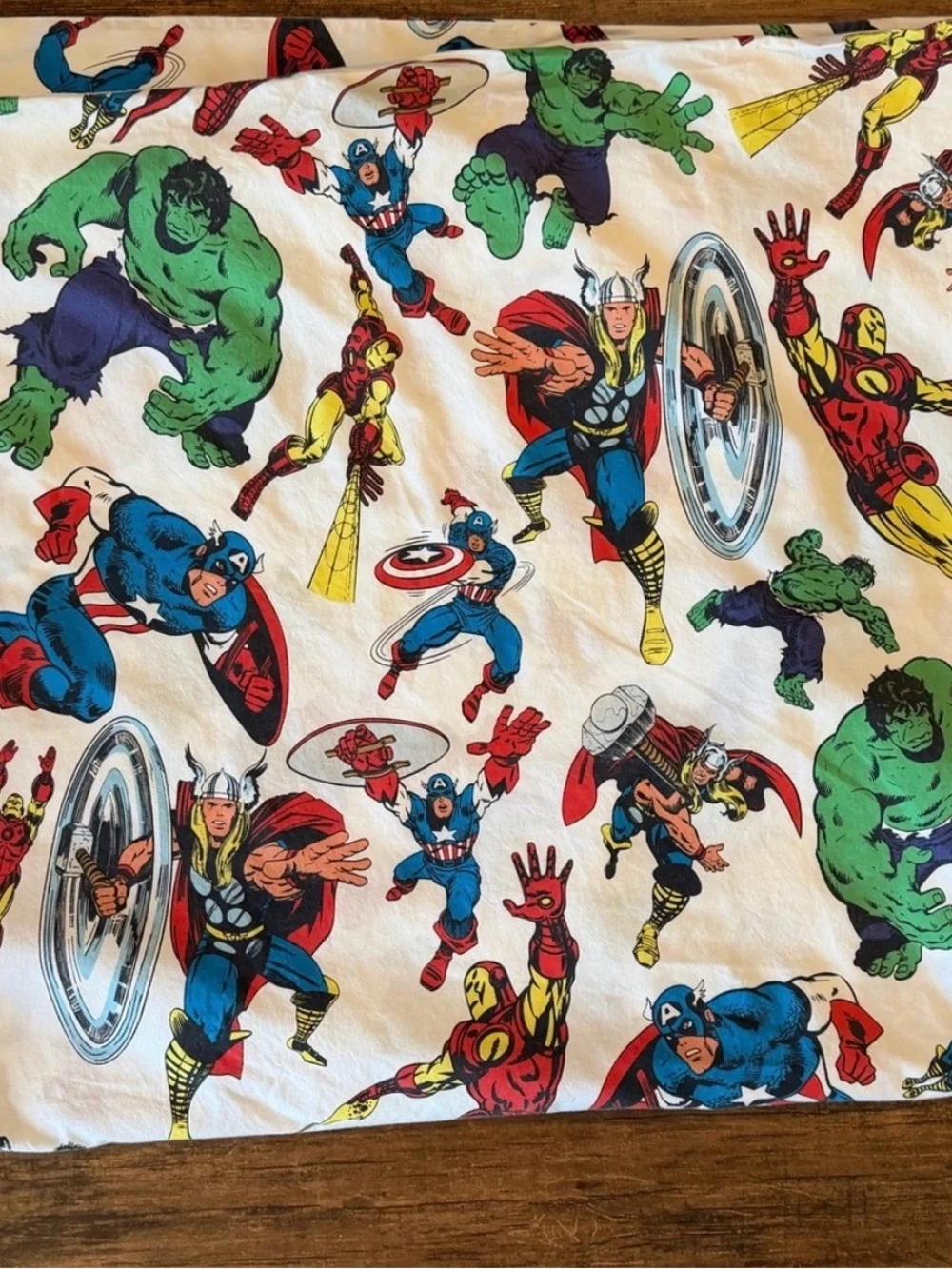 Pottery Barn Kids Marvel Comics Twin Duvet Cover Iron Man Hulk Thor Captain